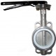 Stainless Steel Wafer Butterfly Valve with PTFE seat
